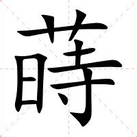 蒔名字意思